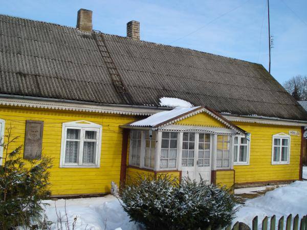 Knygnešio Kazio Gumbelevičiaus namas Pasvalyje. Vido Dulkės nuotrauka